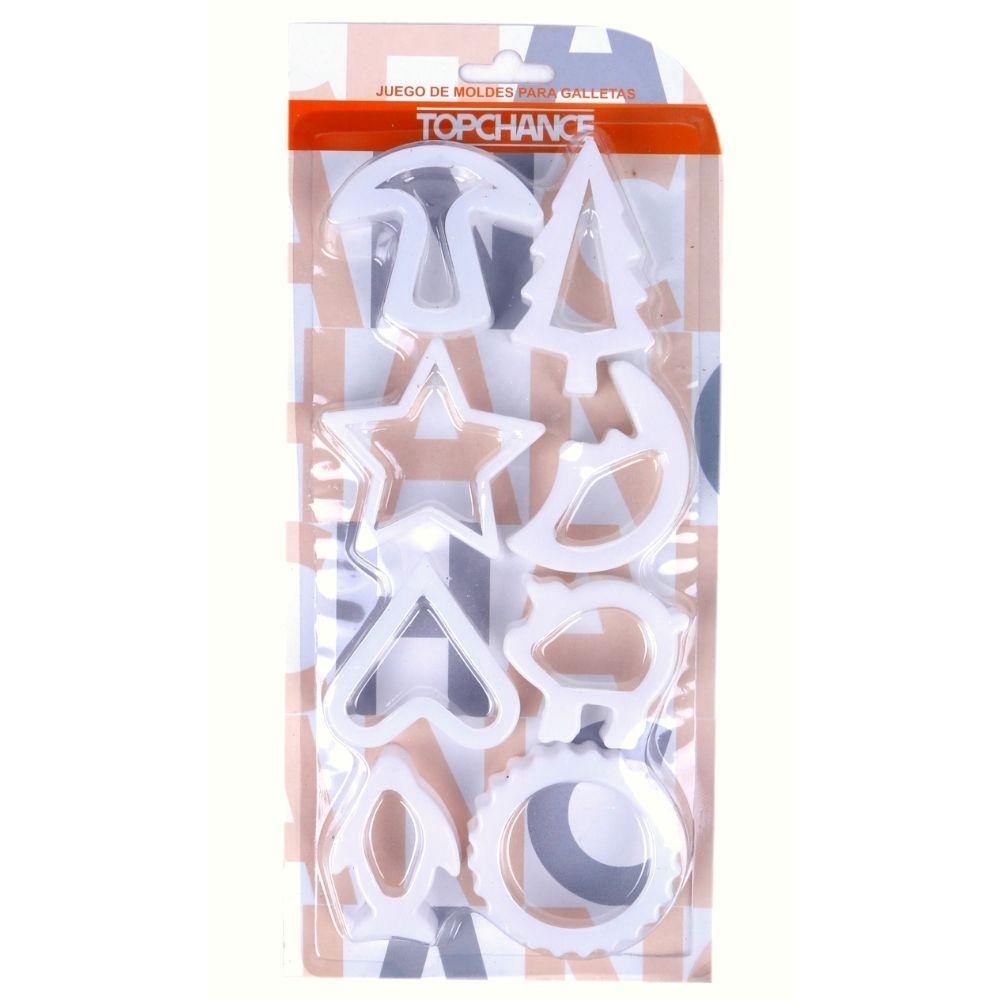 Juego de moldes para galletas de plastico - ANFORAMA (Todo para mi Cocina)