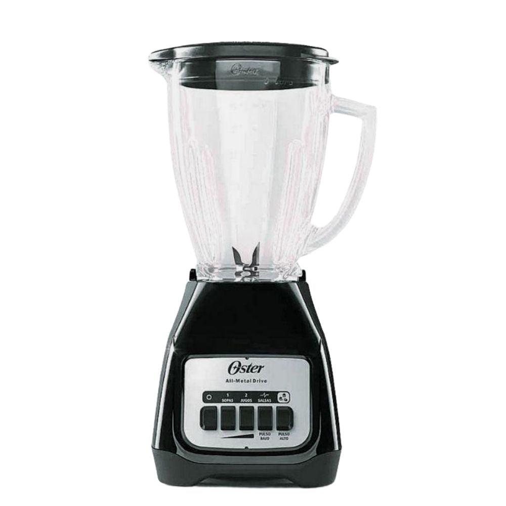 Licuadora Oster negra 2 velocidades vaso de vidrio Kaliman-2110244 - ANFORAMA (Todo para mi Cocina)