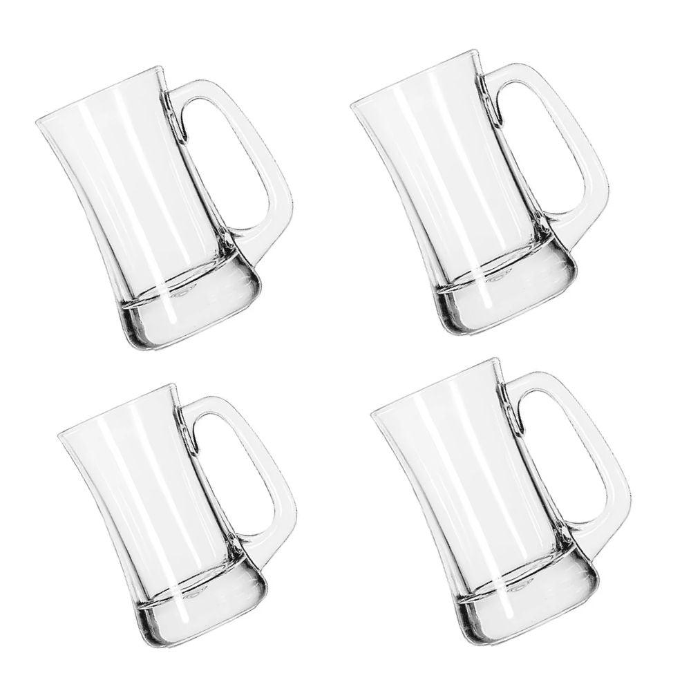 Juego 4 Tarros de vidrio para cerveza - ANFORAMA (Todo para mi Cocina)