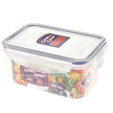 Recipiente Hermético Rectangular 800 ml de Plástico con Tapa de Broche DG-114 Good & Good