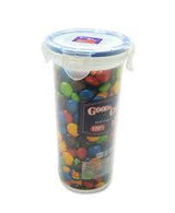 Recipiente Hermético Redondo 350 ml de Plástico con Tapa de Broche DGC-133-R Good & Good