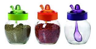 Especiero 370 ml con tapa y cuchara Venezia - ANFORAMA (Todo para mi Cocina)