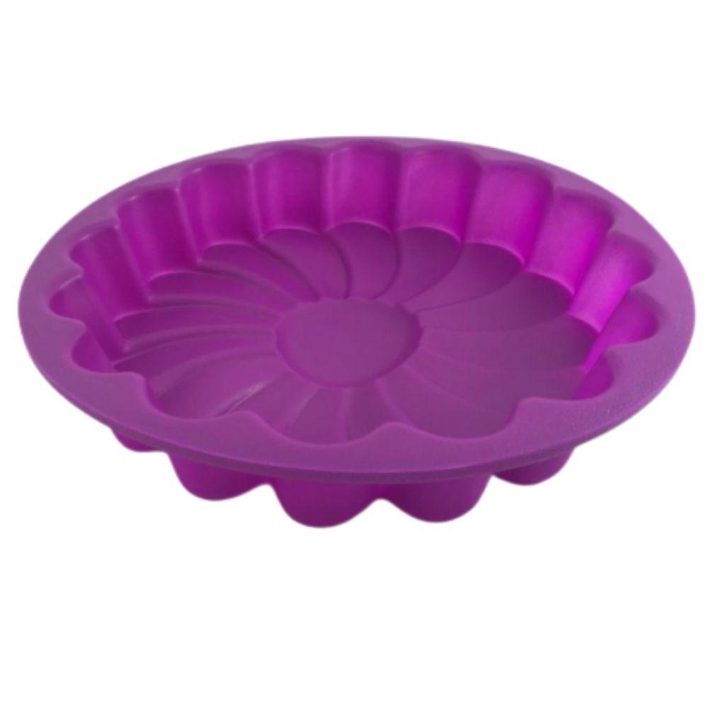 Molde redondo para repostería de Silicón 24.5 cm Decorado Girasol. Alegria - ANFORAMA (Todo para mi Cocina)