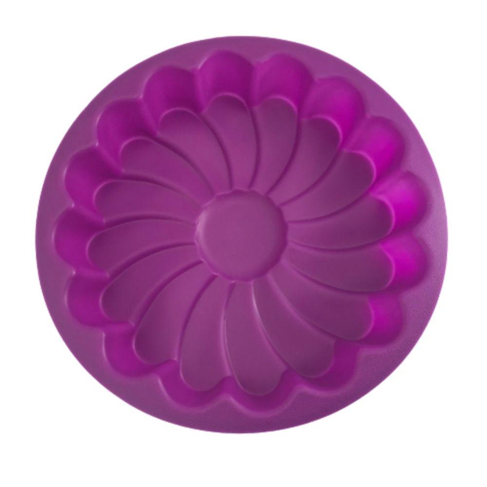 Molde redondo para repostería de Silicón 24.5 cm Decorado Girasol. Alegria - ANFORAMA (Todo para mi Cocina)