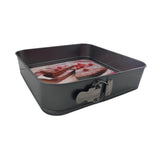 Molde Desmontable con Antiadherente Cuadrado de 28 cm Gris TKR016 Tab and Kit