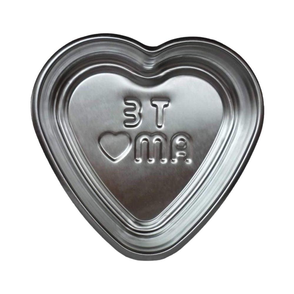 Molde de Aluminio para Pasteles con forma de Corazón Grande. - ANFORAMA (Todo para mi Cocina)
