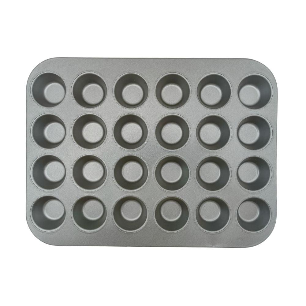 Molde para cupcakes con antiadherente de 24 cavidades Tab and Kit - ANFORAMA (Todo para mi Cocina)