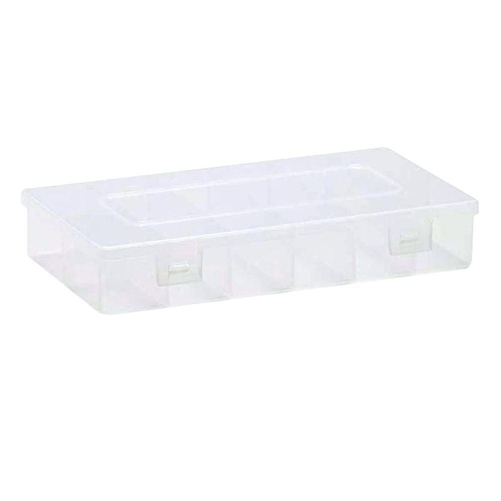 Organizador multiusos de plastico transparente con 8 divisiones, Cubasa - ANFORAMA (Todo para mi Cocina)