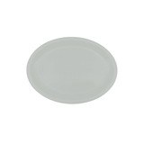 Platón Ovalado de 29 cm 11.4'' de Melamina Resistente tipo Plástico Blanco 84424 Tavola