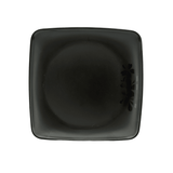 Plato Ensaladero Cuadrado 21.5 cm de Melamina Resistente tipo Plástico Negro Anforama