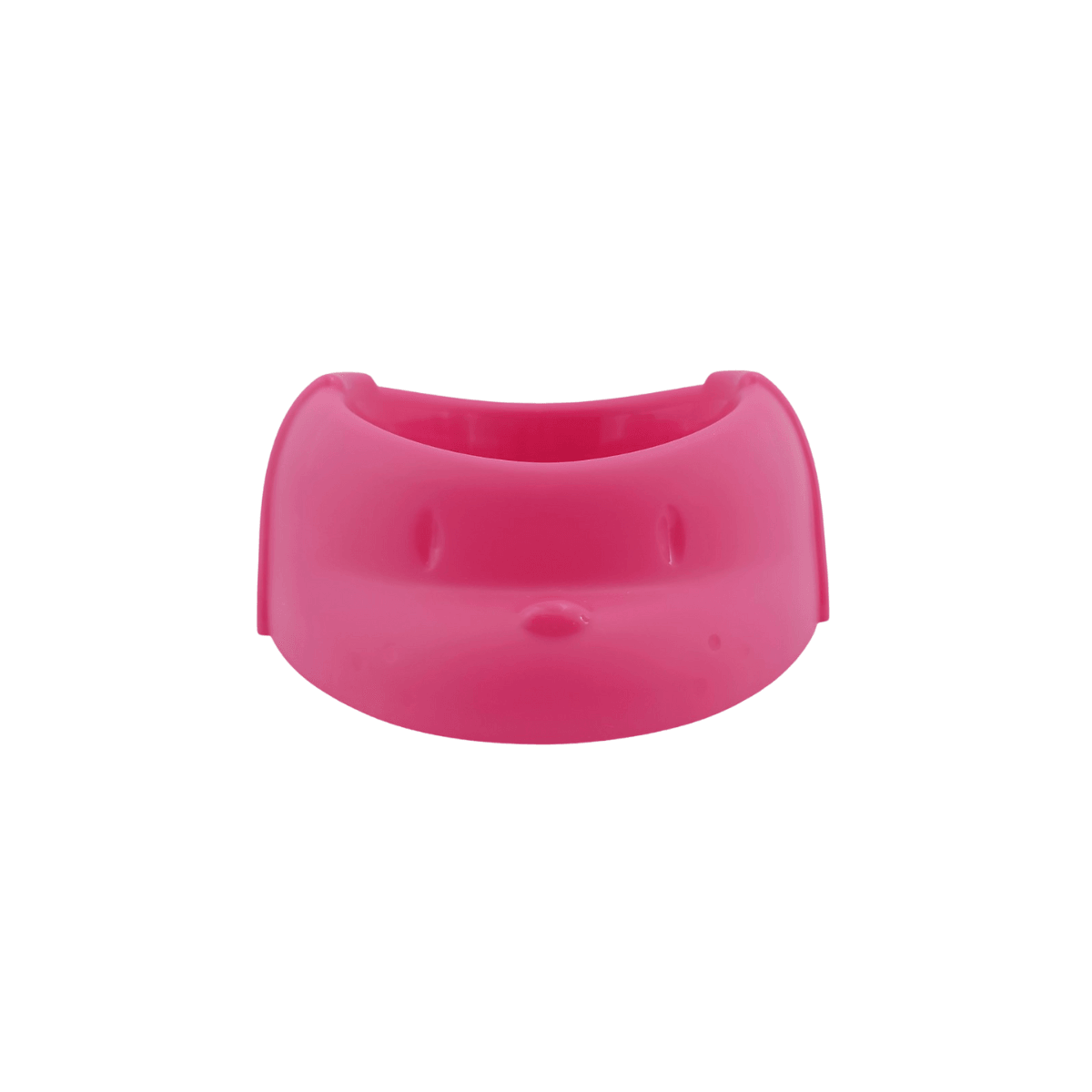Comedero plato para perro, hecho de plástico, en color rosa. Capaciadad 650 ml. San Remo - ANFORAMA (Todo para mi Cocina)