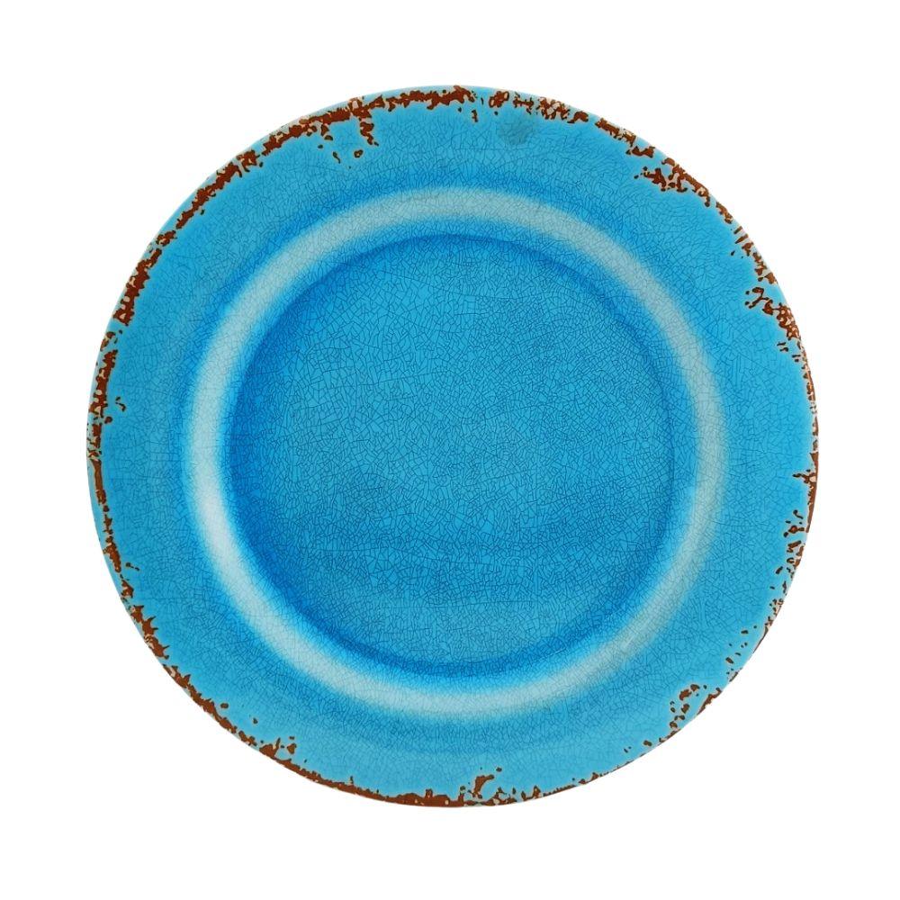 Plato Redondo de 25 cm ideal para platos fuertes, modelo Enablu Vintage. Tab and Kit - ANFORAMA (Todo para mi Cocina)