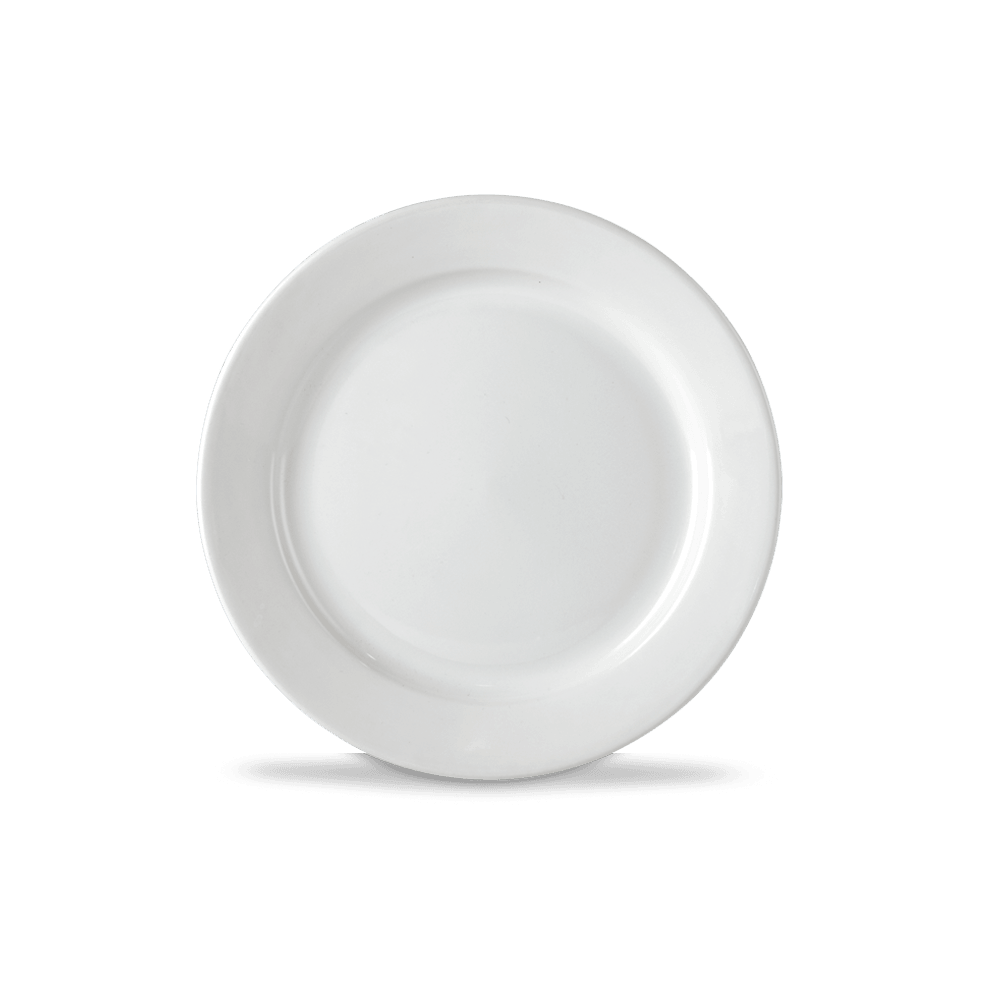 Plato panero 16 cm Blanco Barcelona cerámica loza Santa Anita 320464 - ANFORAMA (Todo para mi Cocina)