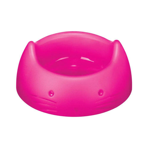 Plato Comedero Ergonómico para Gato de Plástico de 200 ml 15.3 cm Rosa San Remo