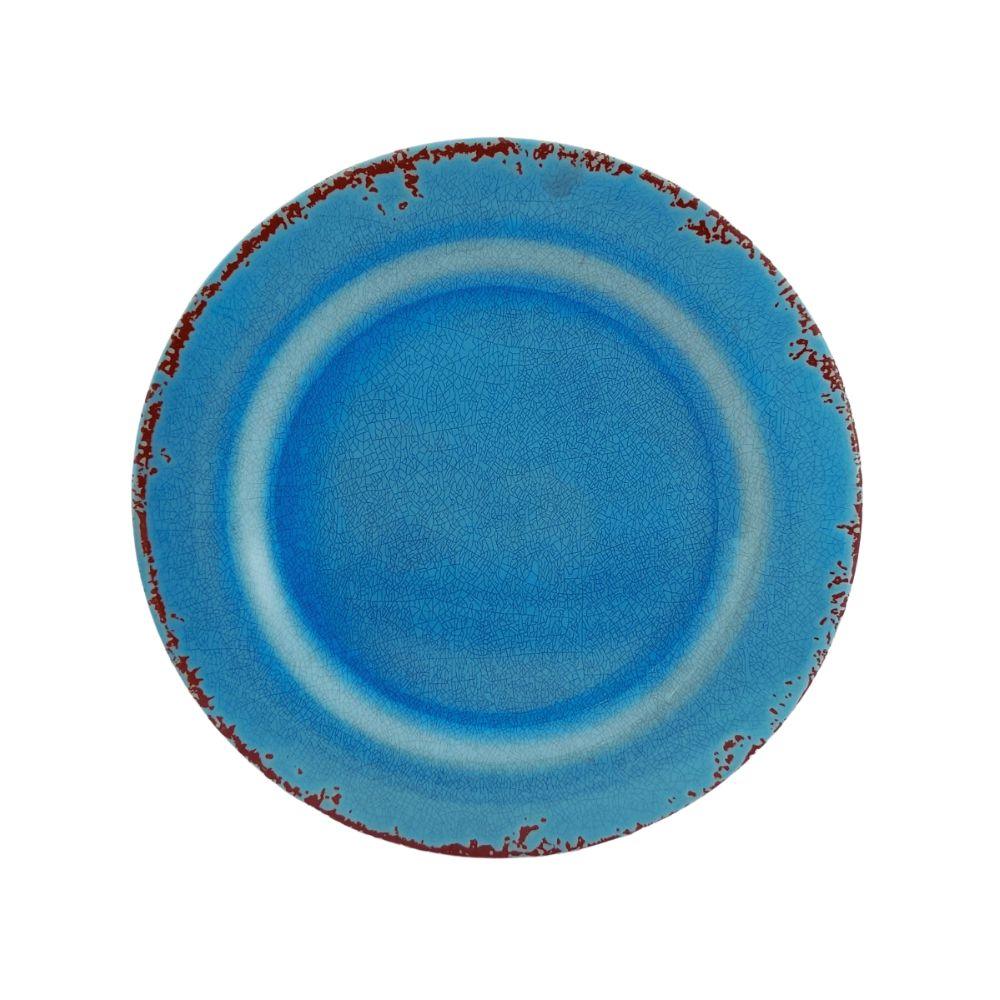 Plato trinche mediano de 23 cm de melamina, redondo. Modelo Enablu Vintage Tab and Kit - ANFORAMA (Todo para mi Cocina)