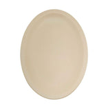 Platón Ovalado Grande 33 cm 12.9'' de Melamina Resistente tipo Plástico Beige 80722 Tavola