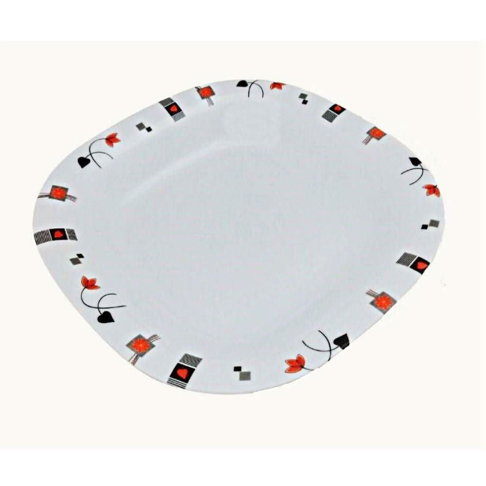 Plato para sopa de 300 ml. forma cuadrada. hecho de melamina tipo plastico. Modelo Chrysan - ANFORAMA (Todo para mi Cocina)