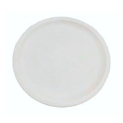 Plato mediano redondo Trinche de 22.5 cm de Melamina Blanca tipo plastico - ANFORAMA (Todo para mi Cocina)