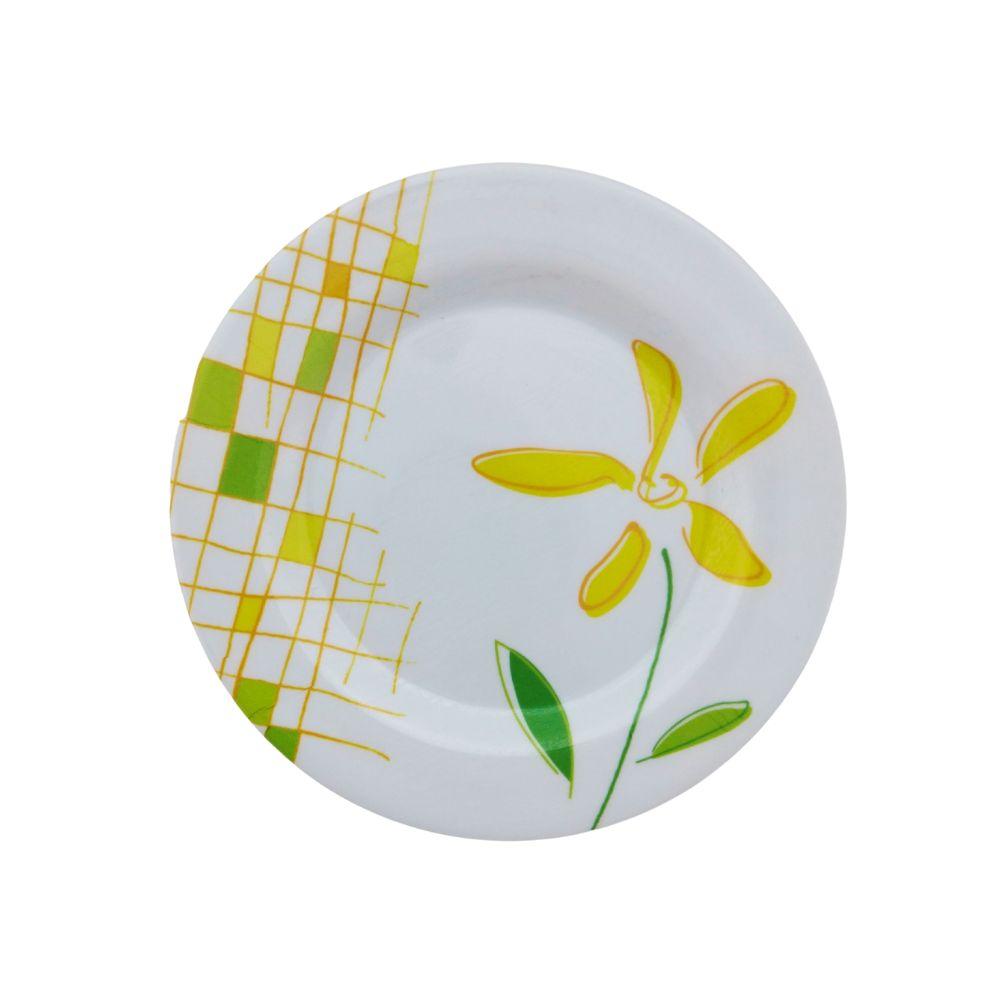 Plato redondo para ensalada o arroz de 20.3 cm. hecho de melamina. Modelo Lilly, Tab and Kit - ANFORAMA (Todo para mi Cocina)