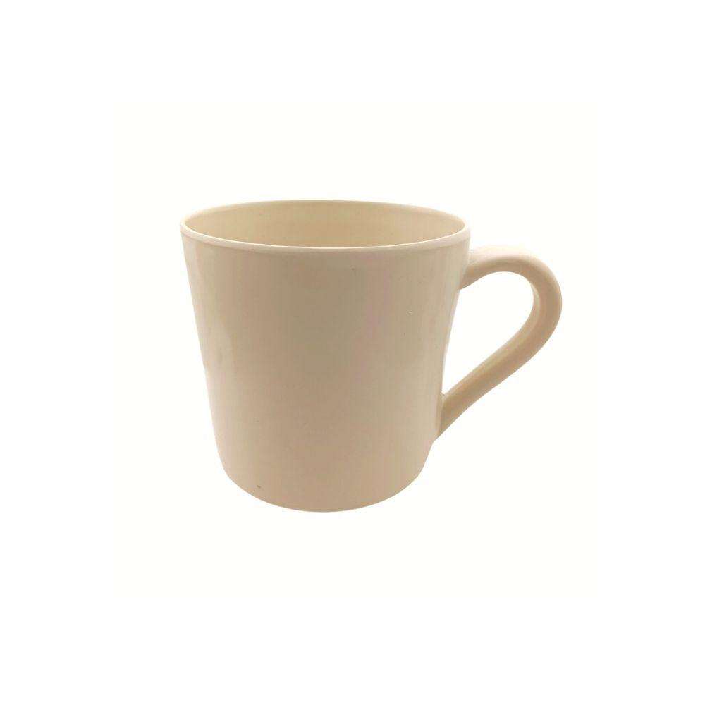 Taza de 300 ml para bebidas calientes color beige de hecha plastico tipo melamina. Tavola - ANFORAMA (Todo para mi Cocina)