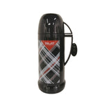Termo de Plástico con Ampolla de Vidrio de 1 Litro Escoces Negro Tab and Kit