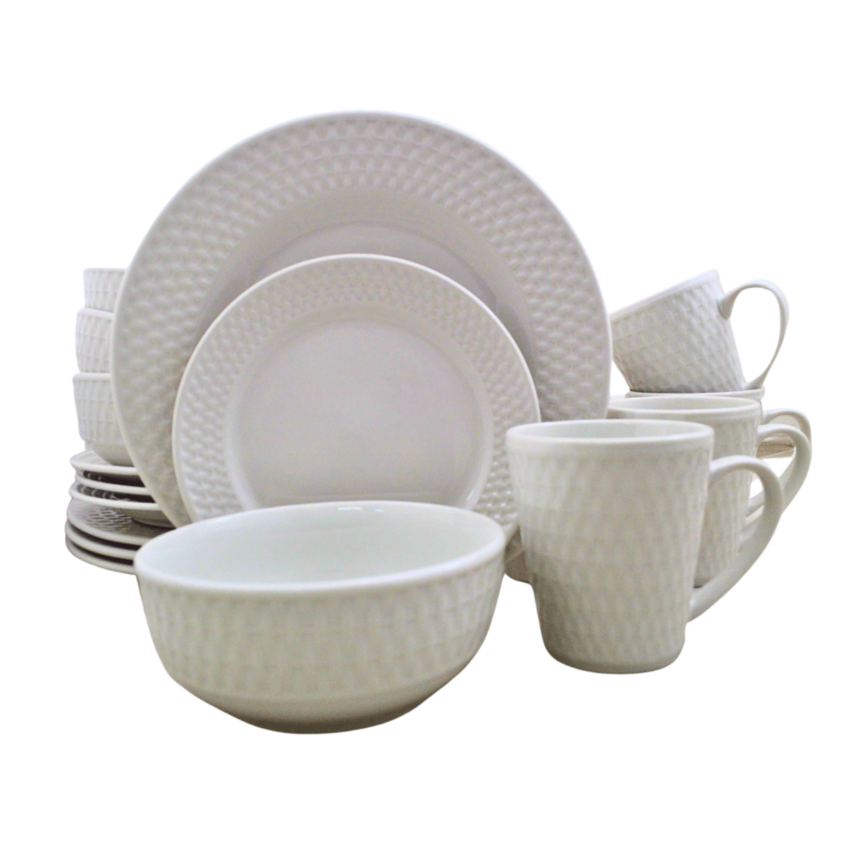 Vajilla para 4 personas 16 piezas Terrace de Porcelana 1530-718 - ANFORAMA (Todo para mi Cocina)