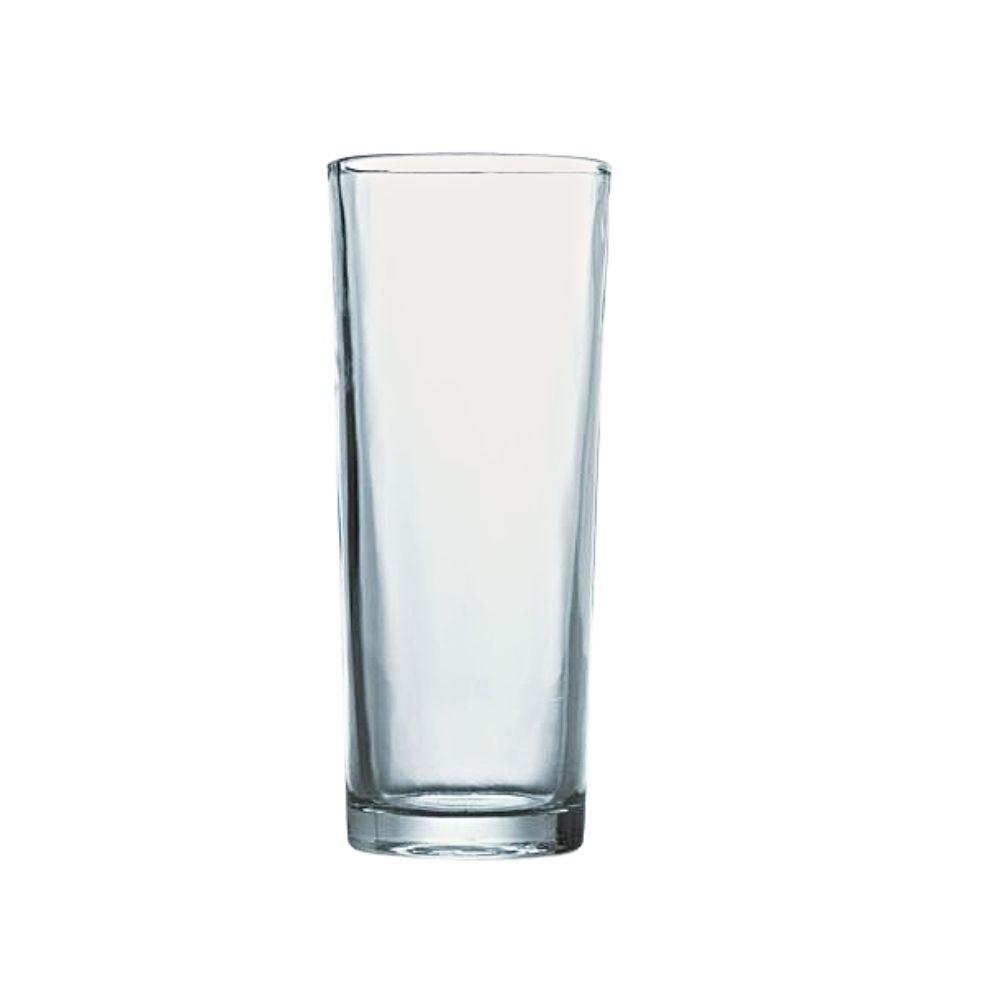 Vaso de vidrio jaibolero 350 ml, vaso de agua resistente - ANFORAMA (Todo para mi Cocina)