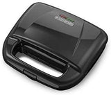 Wafflera Doble con Antiadherente con Asa Negra Black and Decker WM120B