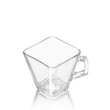 Taza Cafetera Clásica Elegante de 300 ml de Vidrio Resistente Cuadrada 1801193 Libbey